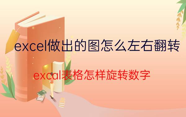 excel做出的图怎么左右翻转 excal表格怎样旋转数字？